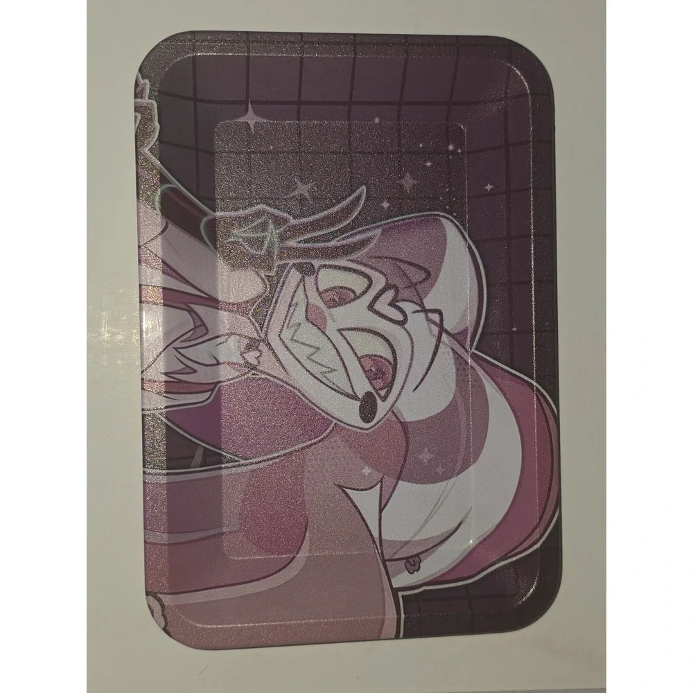 Fizzarolli Small Metal Rolling Tray 7x5 Helluva Boss Utility Tin Fizz *MISTAKE*